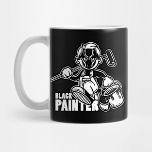 Black Painter Mug